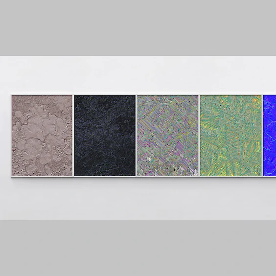 Installation View (extract): No. 1-4
